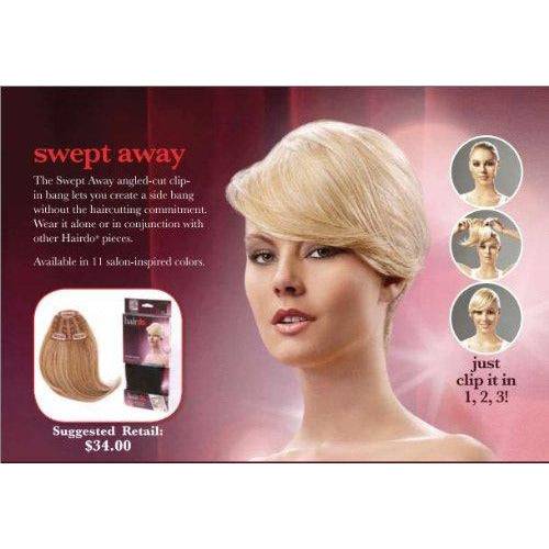 Swept Away Side Bang Clip-In Hair Accessory in Blonde and Brown