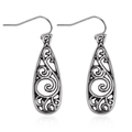 Retro Metal Carved Court-Style Earrings For Women