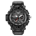 Luxury Sport LED Digital Analog Quartz Watch with EL Backlight