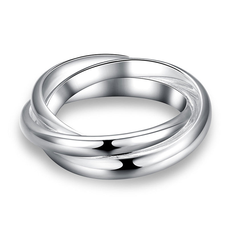 Creative Popular Glossy Three-ring Ring