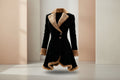 Women's Thick Fleece Fur Lined Winter Coat with Faux Fur Trim - Image 4
