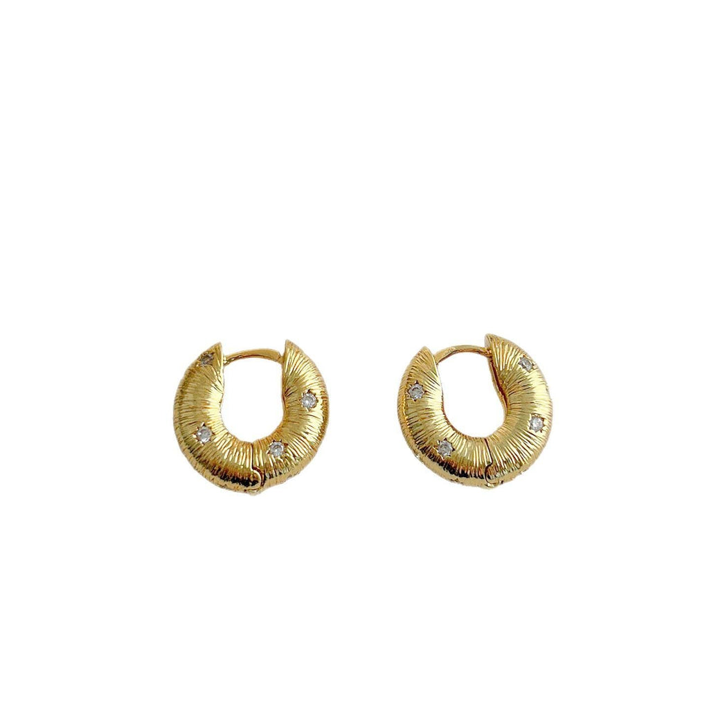 Circle Line Ear Clips Earrings For Women