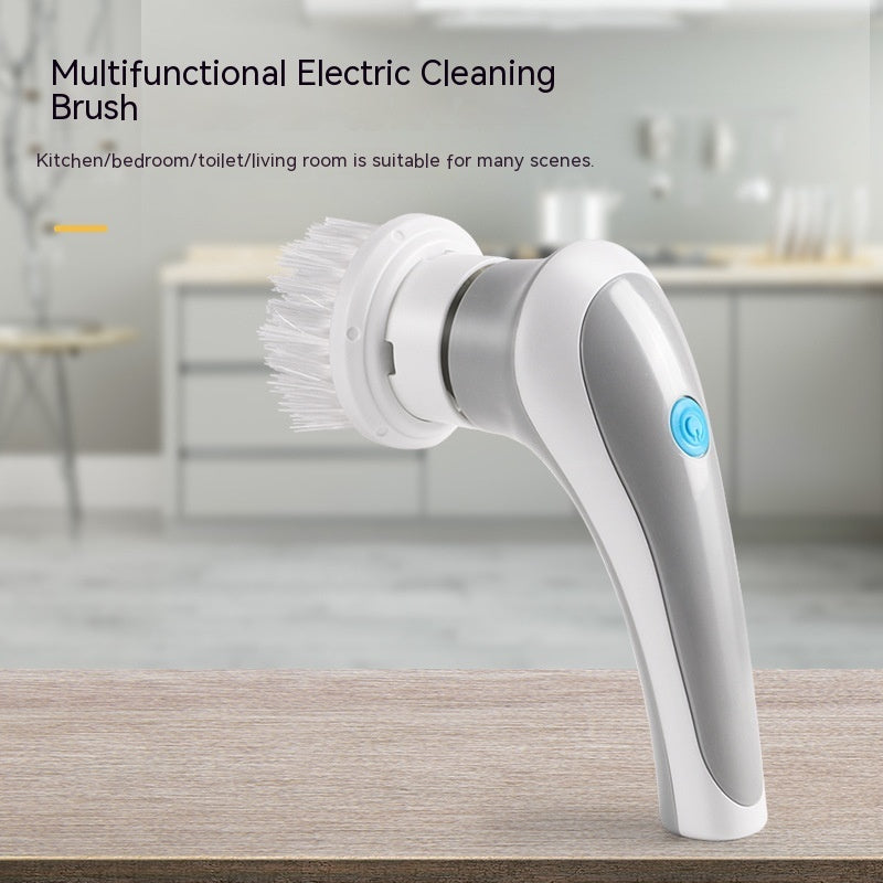 4-in-1 Electric Cordless Spin Scrubber for Deep Home Cleaning