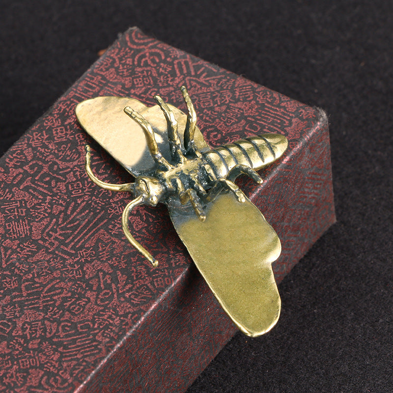 Handmade Solid Pure Copper Dragonfly Copper Ornaments