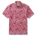 Hawaiian Shirt For Men Paper-Cut Painting Button-down Shirt Short Sleeve 100% Cotton Shirt By Yakima
