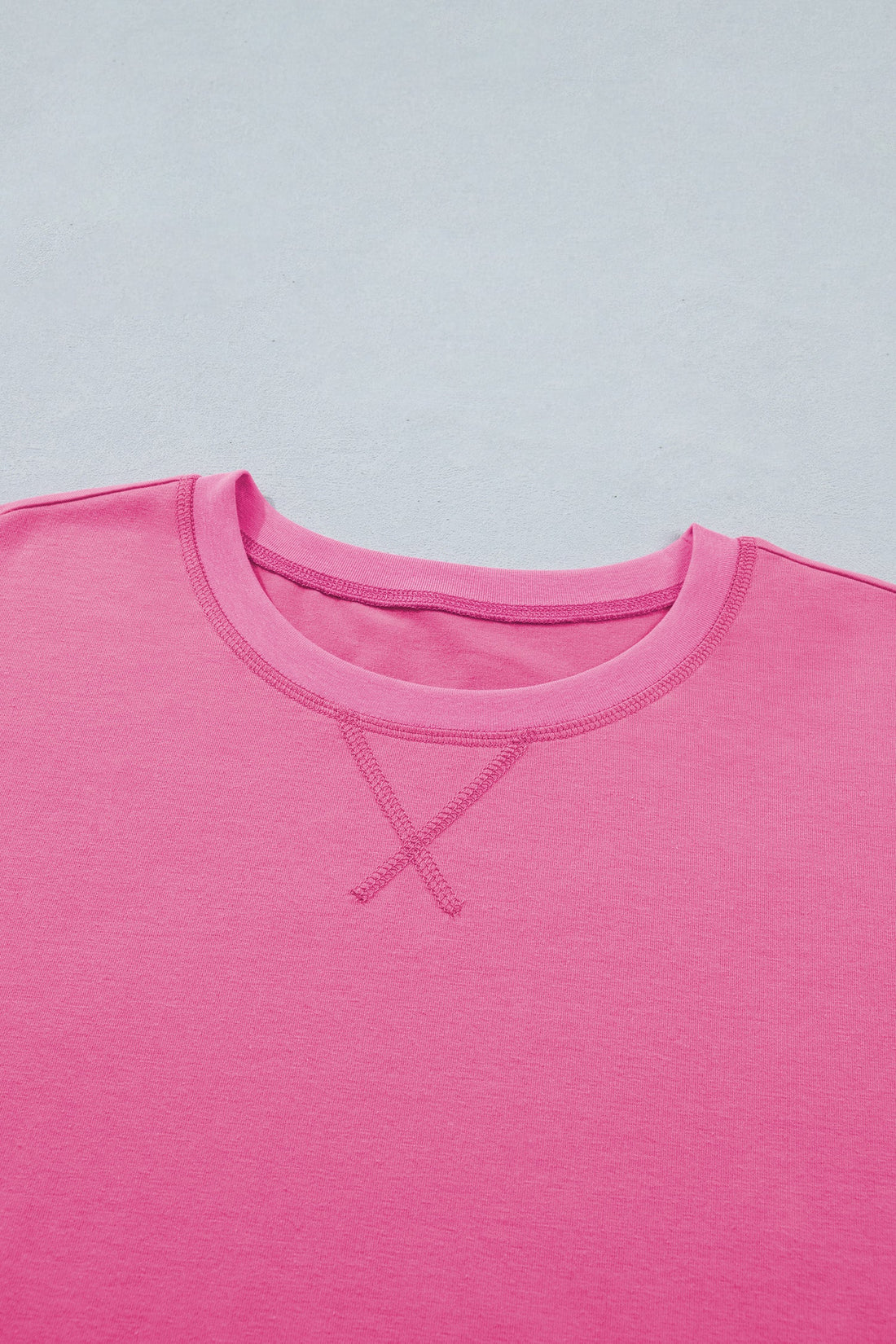 Solid Tee & Stipe Waistband Short Set