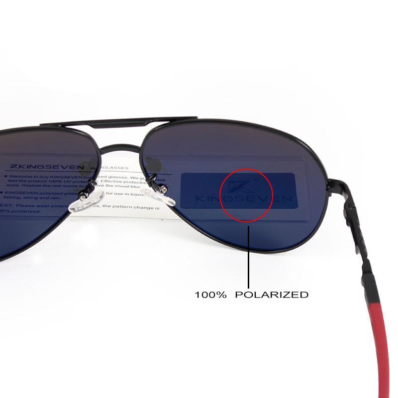 Retro Aviation Mirror Polarized Sunglasses for Men