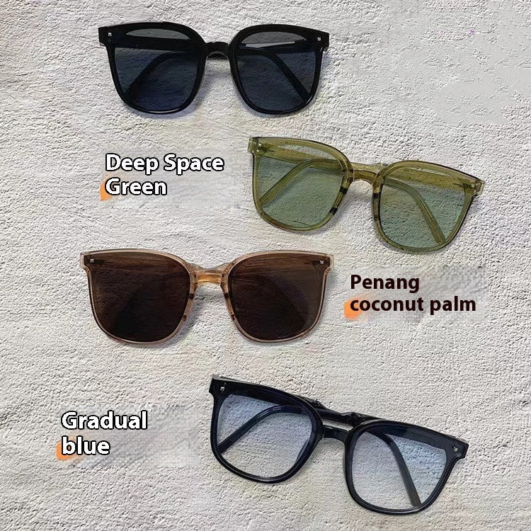 Foldable Sunglasses with Case Lightweight Portable Travel Eyewear
