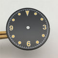 Modified Watch Dial With Luminous Numerals