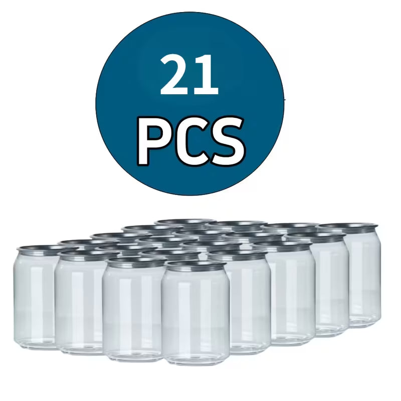 8.45 oz PET Corrugated Round Beverage Jars