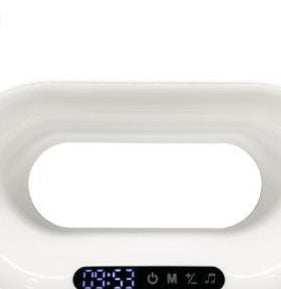 3-in-1 Smart RGB Desk Lamp with Wireless Charger and Alarm Clock