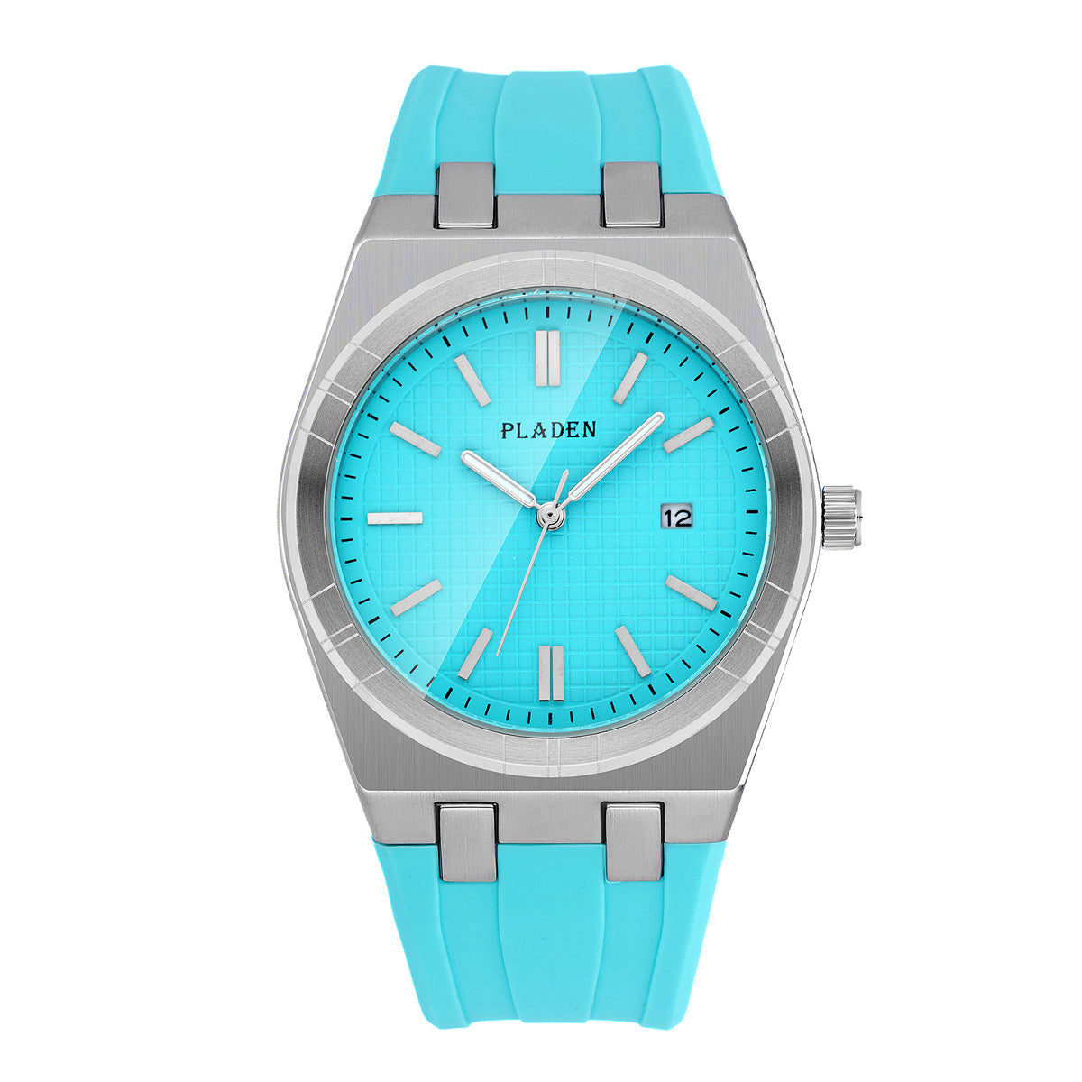 Simple Business Silicone-Strap Quartz Watch