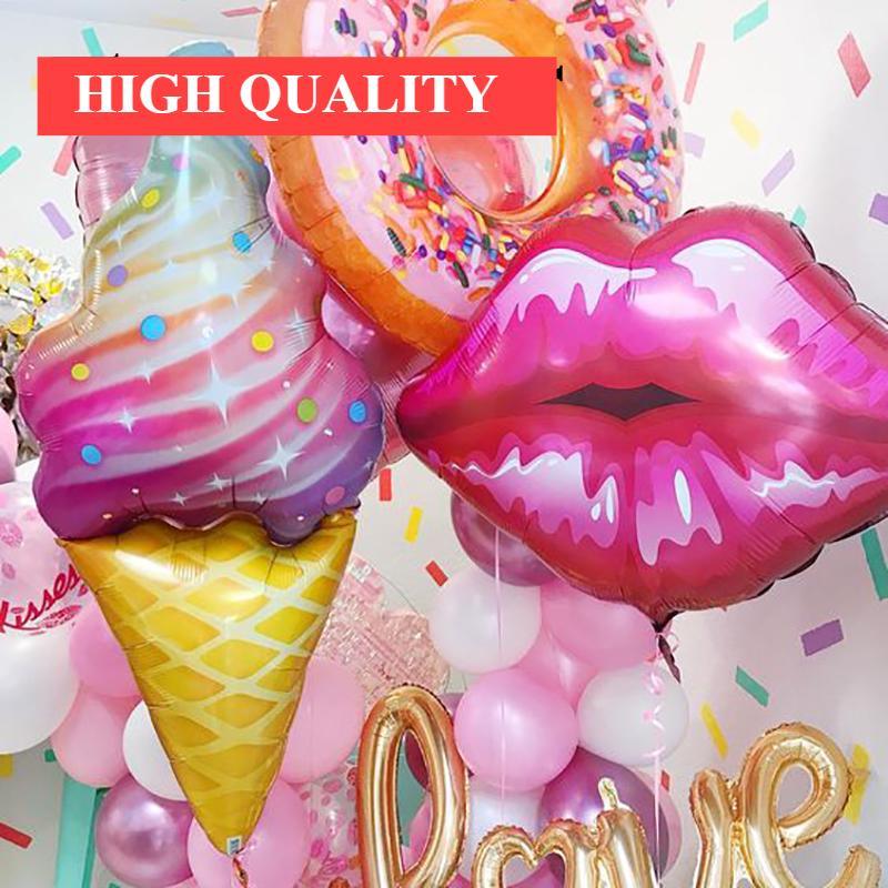 Kids' Donut & Ice Cream Themed Party Balloon Decor Set