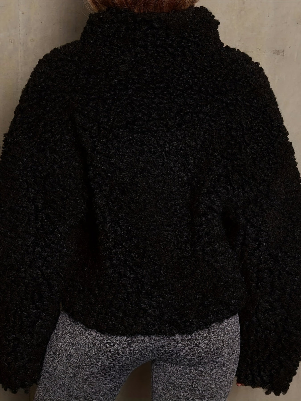 Elegant Warm Fleece Cardigan Winter Jacket for Cozy Style