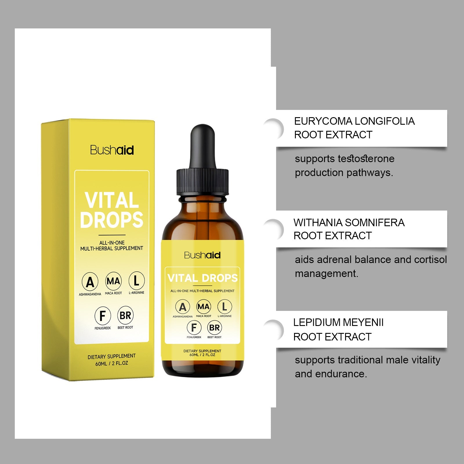 Mens Vitality Support Drops