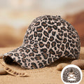 Washed Distressed Ponytail Baseball Cap