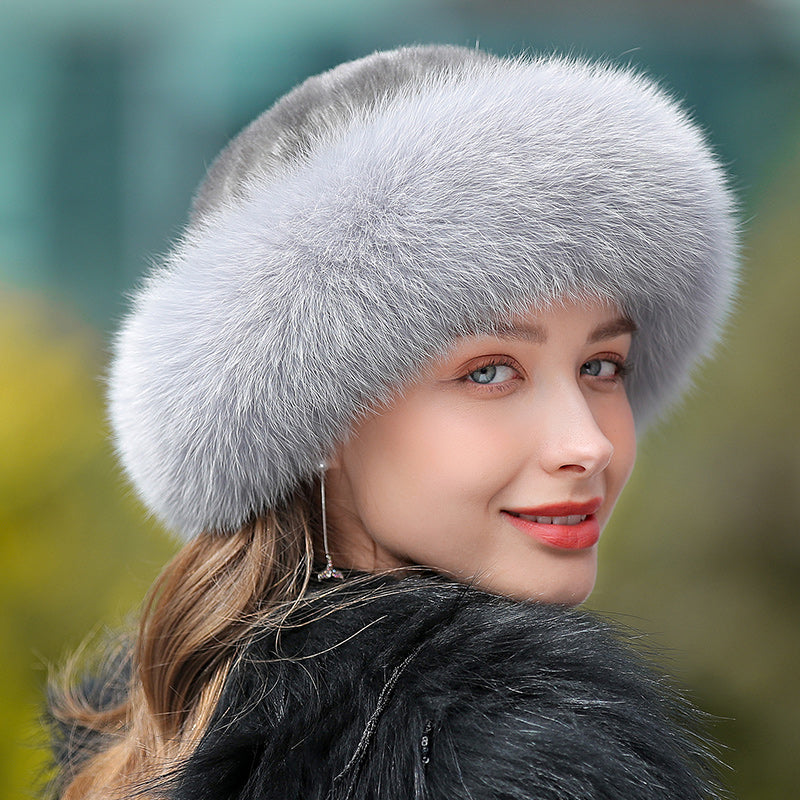 Women’s Winter Faux Fur Bucket Hat Warm Cold Weather Accessory - Image 6