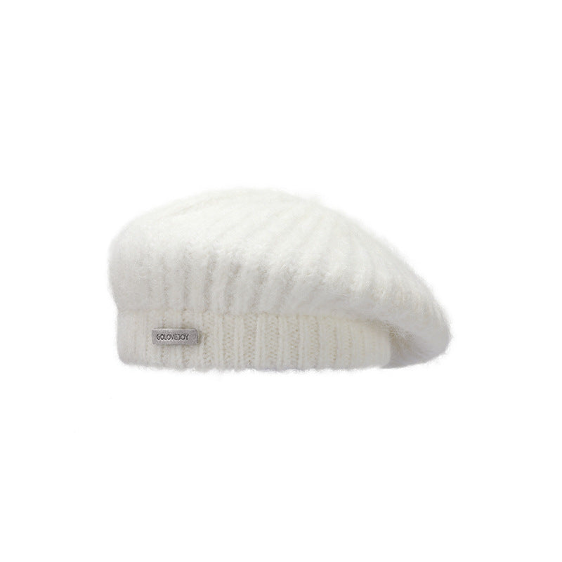 Women's Cozy Wool Knit Beanie – Soft Winter Hat