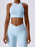 Moderate Support Racerback Tank with Cutout Detail