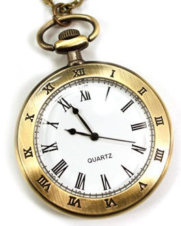 Creative Personalized Retro Silver Single-glass Pocket Watch