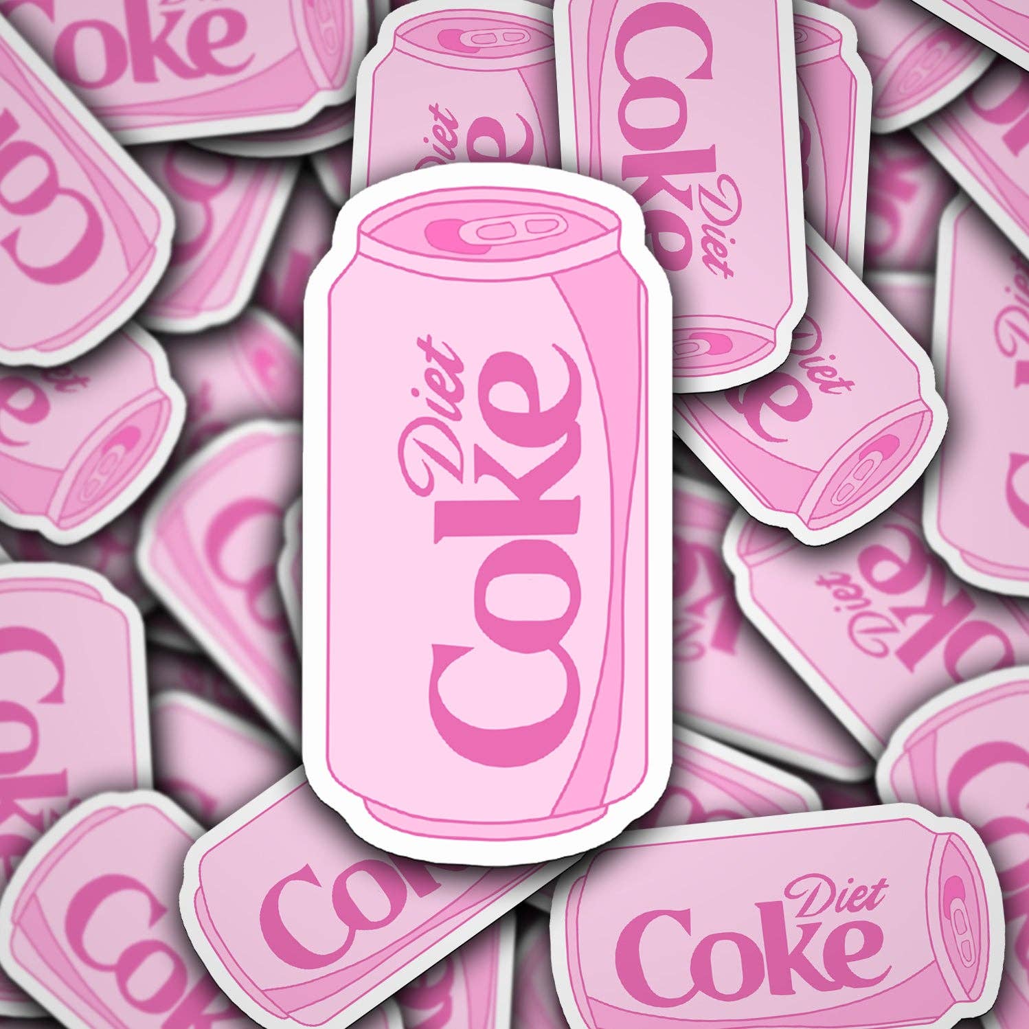 Vinyl Decal - Pink Diet Coke