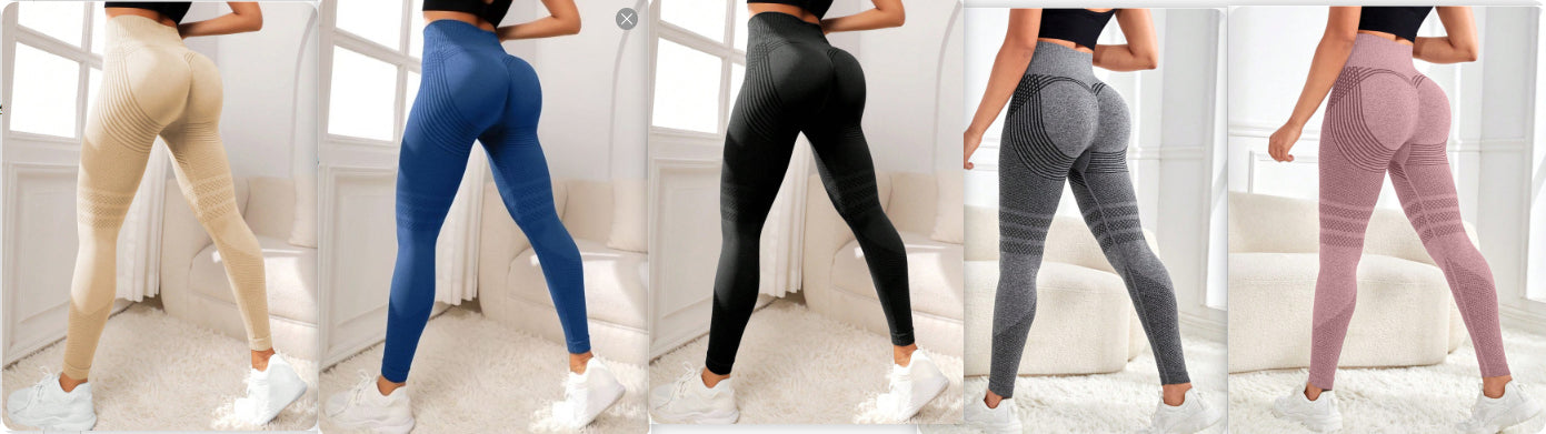 Hip-Lifting High-Waist Leggings – Sculpting Stretch Sport Pants