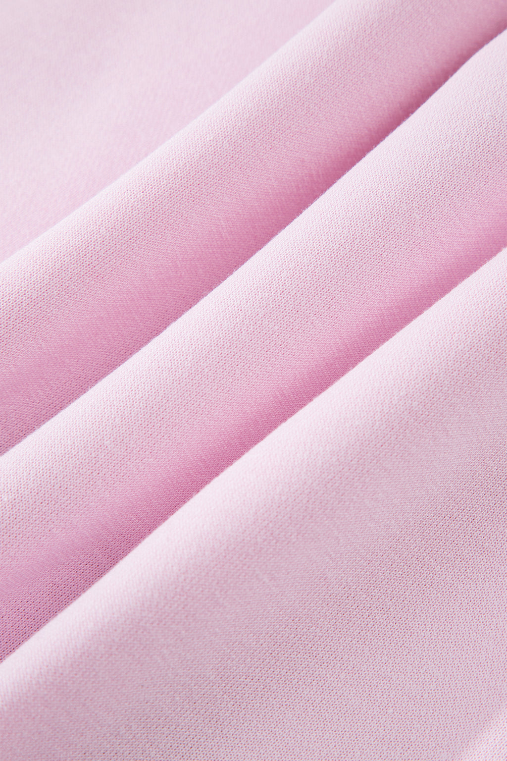 Pink Raw Seam Color Block Patchwork Button Polo Collar Mini Dress