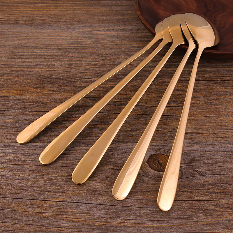 Pure Copper Spoon Supplement Copper Tableware Eating Spoon