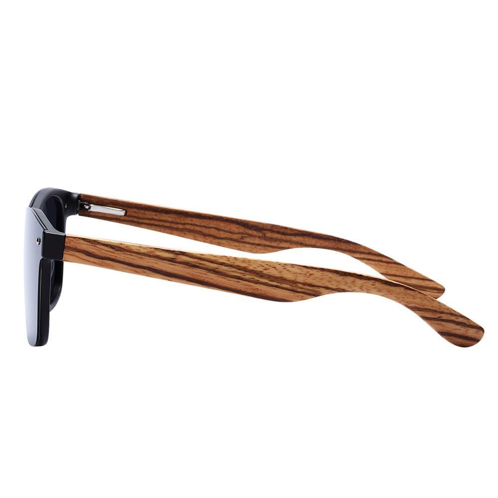 Handmade Bamboo & Walnut Wood Polarized Sunglasses, UV400