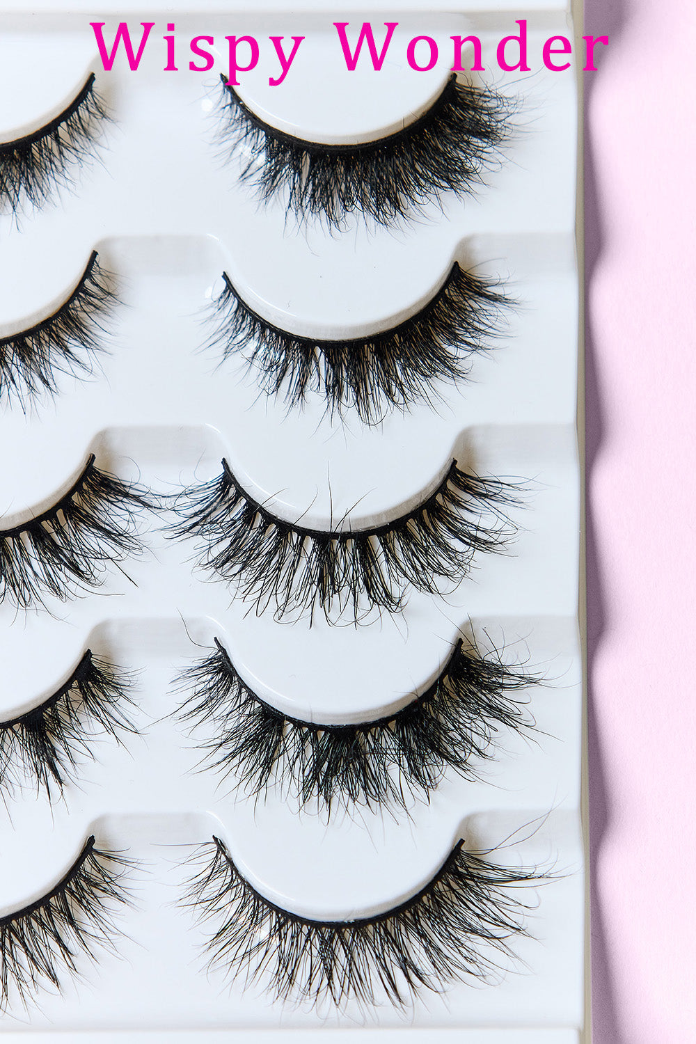 Wispy Wonder Mink Eyelashes Variety Pack 5 Pairs - Image 3