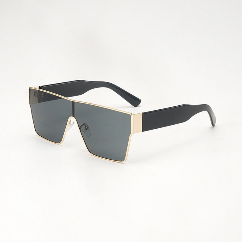 Square Metal Frame Sunglasses Hip-Hop European Fashion Shades