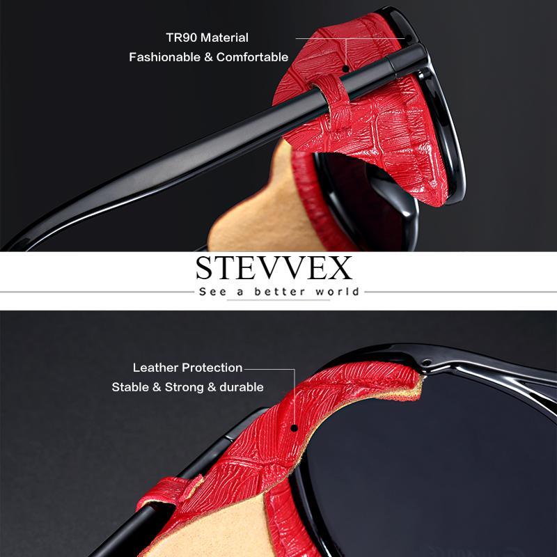 Elegant Vintage Steampunk Round Sunglasses with UV400 Protection
