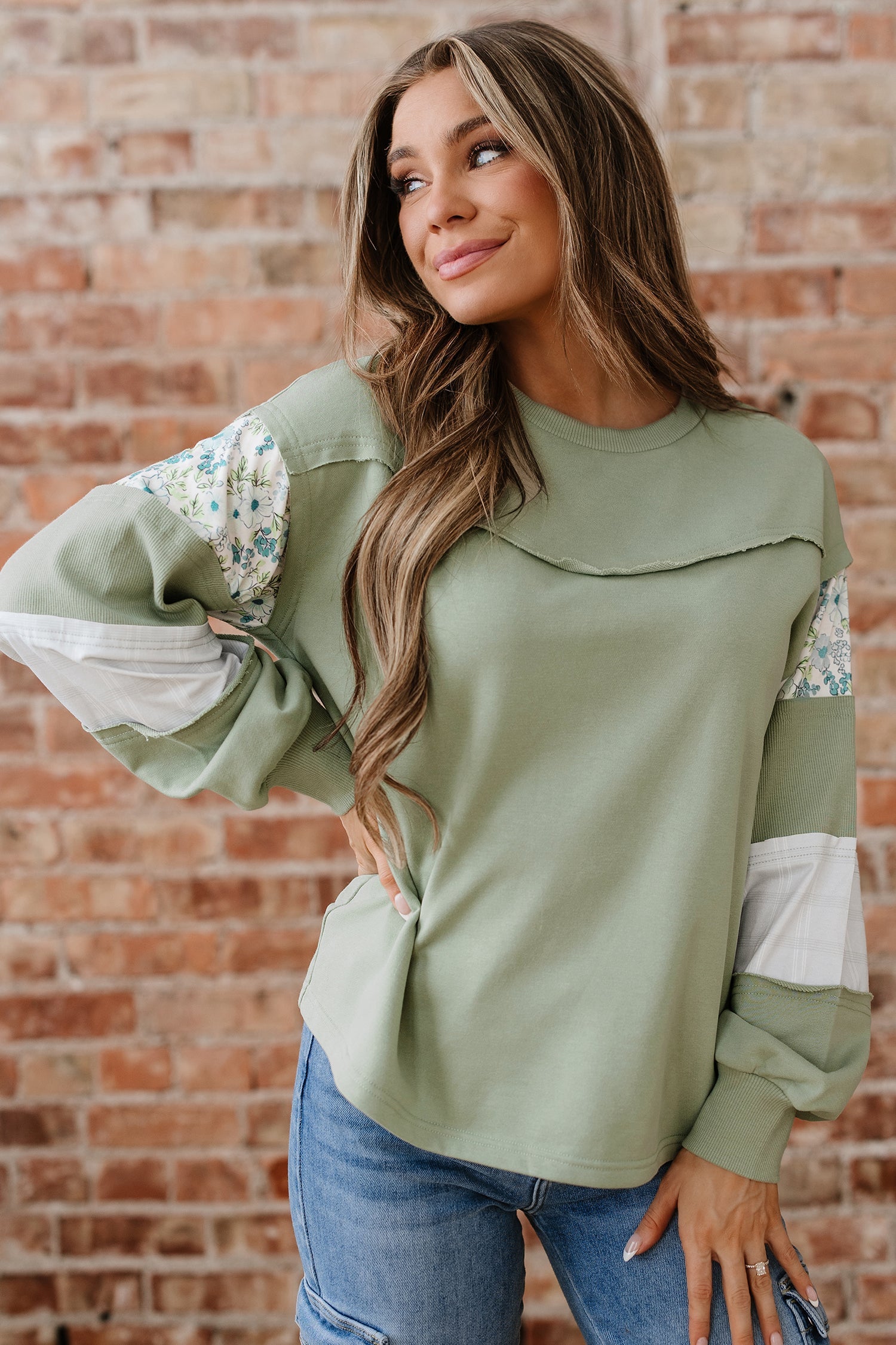 Oaklee Relaxed French Terry Top