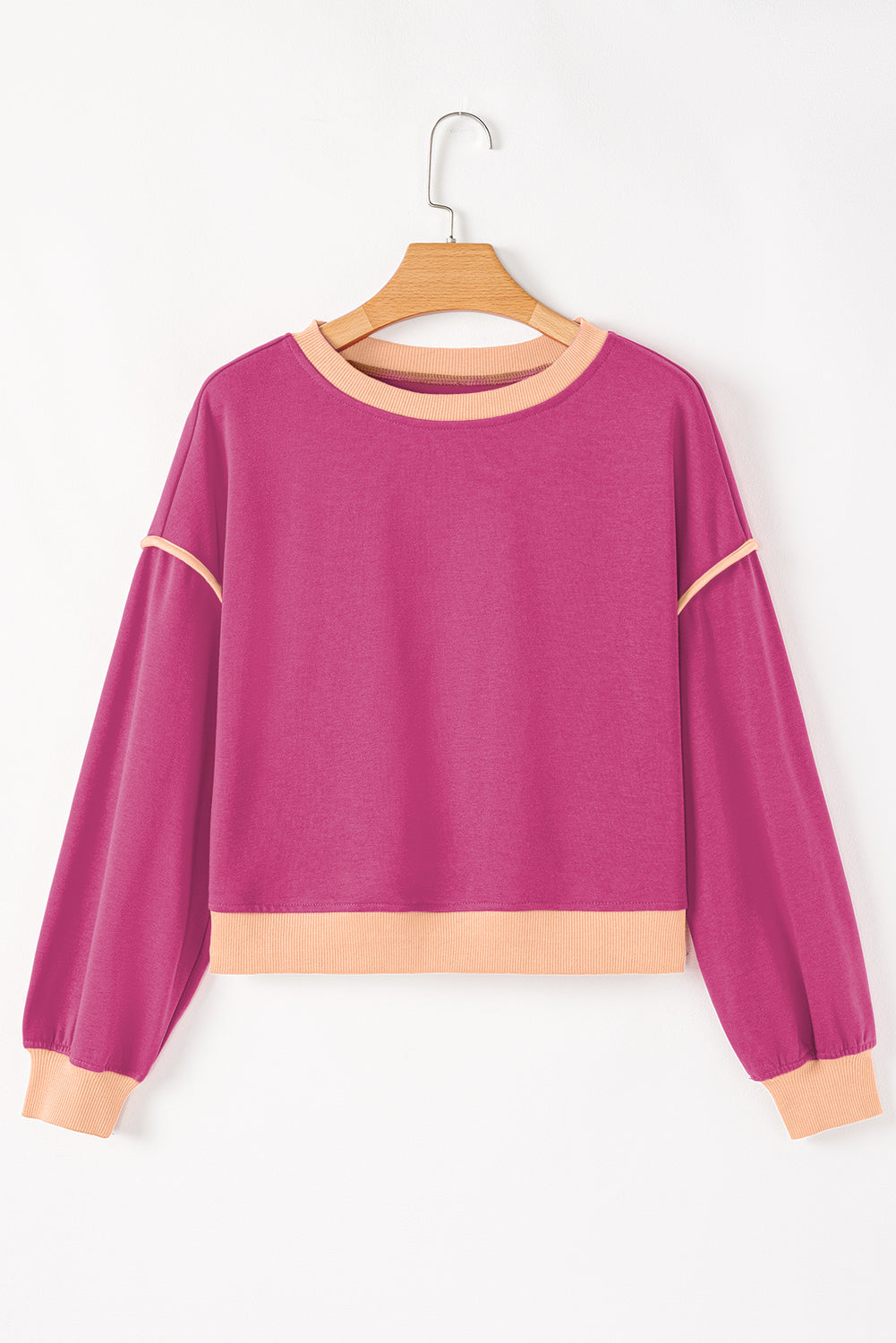 Violeta Loose Pullover and Lace-up Waist Skort Set