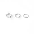 Fashion Simple Glossy Stainless Steel Ring