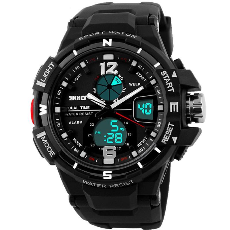 Men's Large Dial Military Sport Watch Waterproof 50M Digital