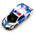 360 Rotating Police Car Lights Music Auto Doors