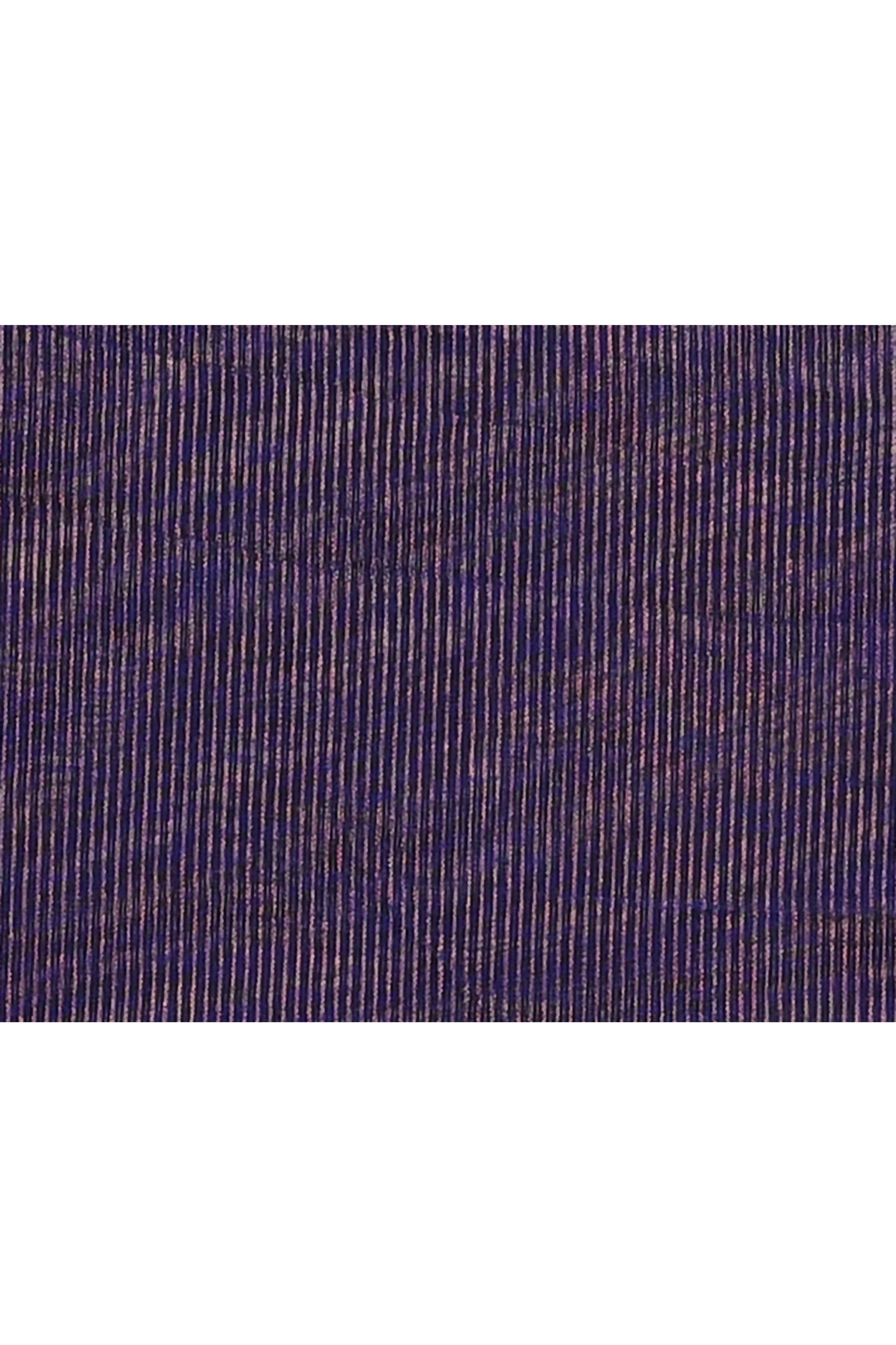Navy Blue Embellished Cotton Blend Zari Check Handloom Saree