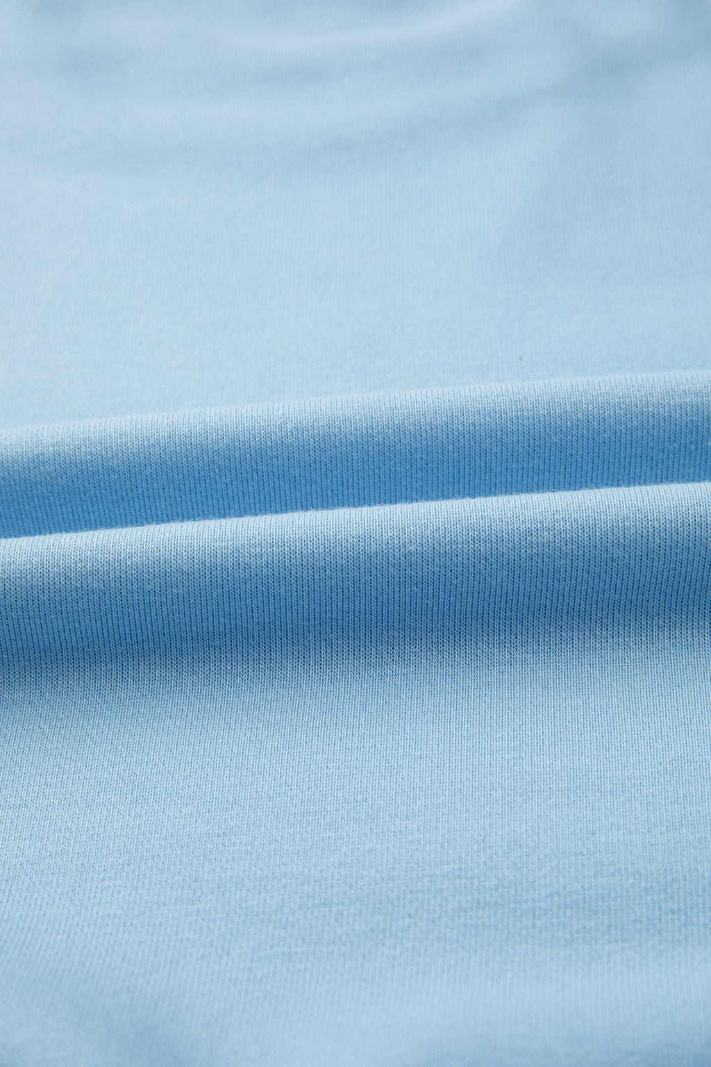 Mist Blue Loose Tee & Wide Leg Drawstring Pants 2pc Set