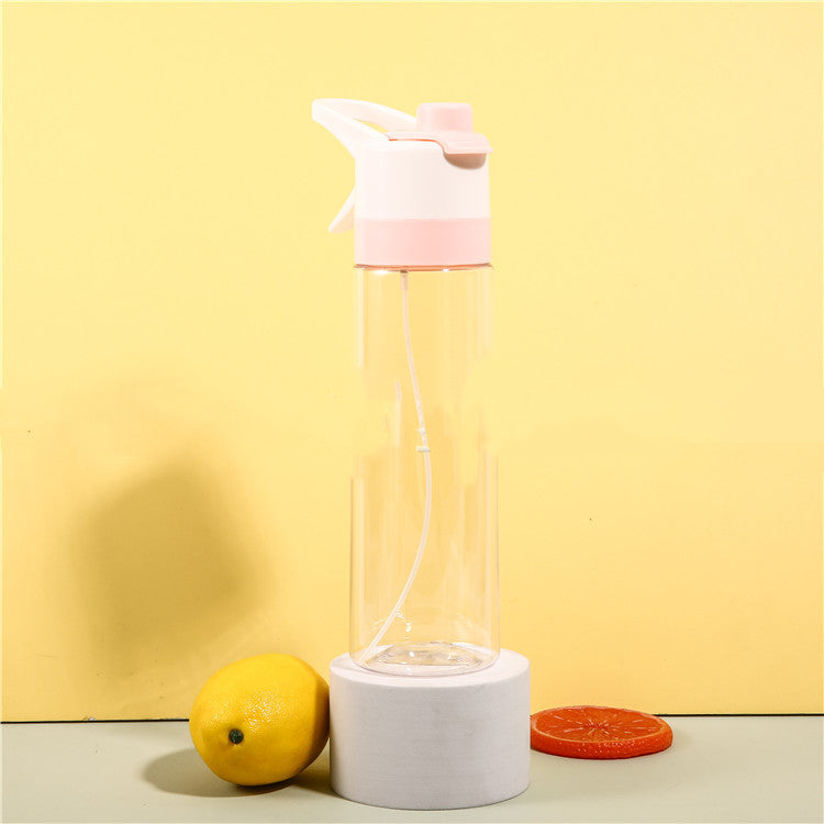 Large Capacity Spray Water Bottle for Sports Fitness and Travel