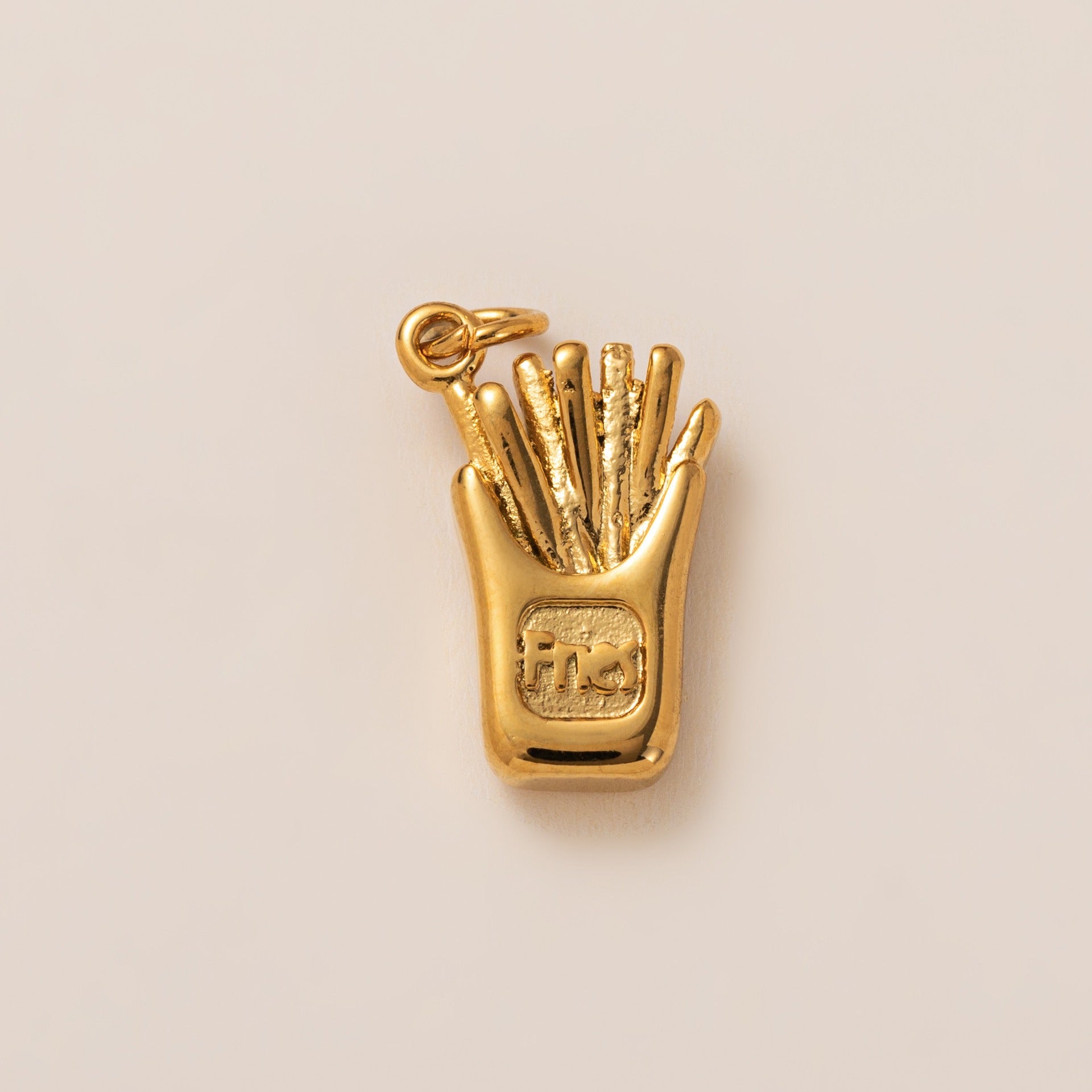 18K Gold Vacuum Plated Small Pendant Necklace
