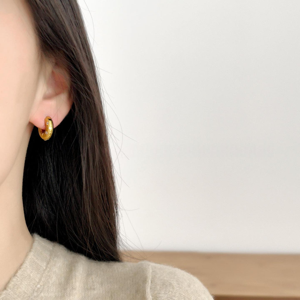 Circle Line Ear Clips Earrings For Women