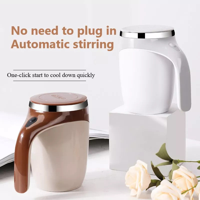 Automatic Self-Stirring Electric Coffee Mug for Home and Office