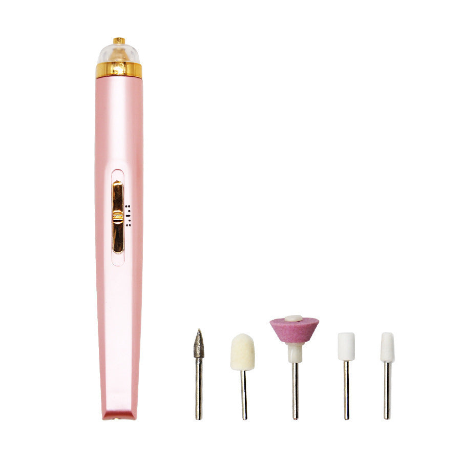 5-in-1 Electric Nail Drill Kit, Cordless USB Rechargeable Manicure