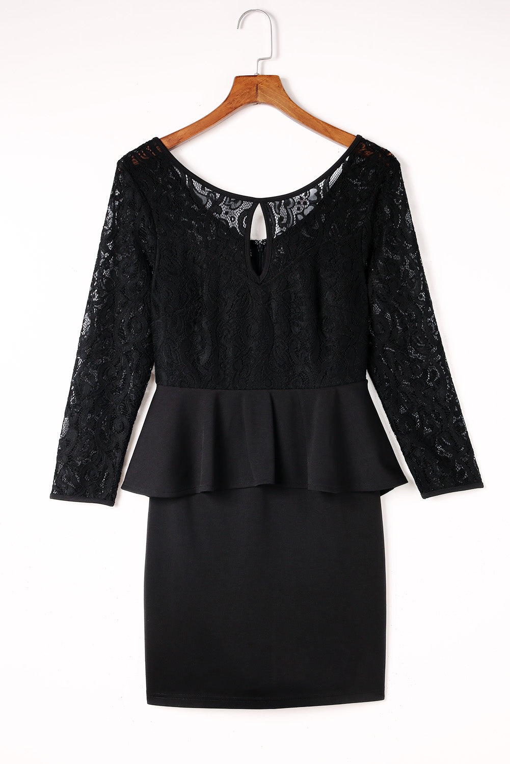 Stylish Lace Detail Mini Dress