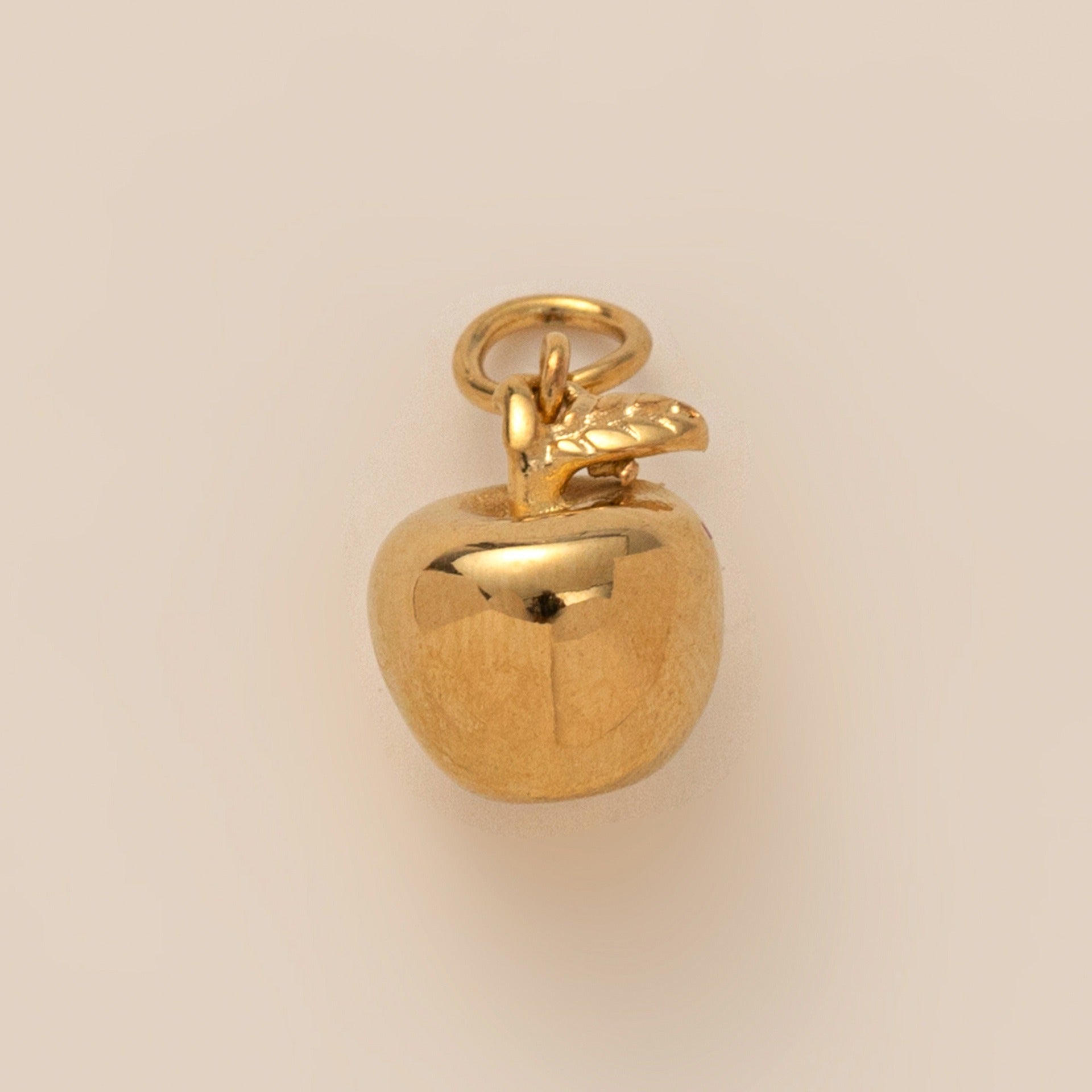 18K Gold Vacuum Plated Small Pendant Necklace