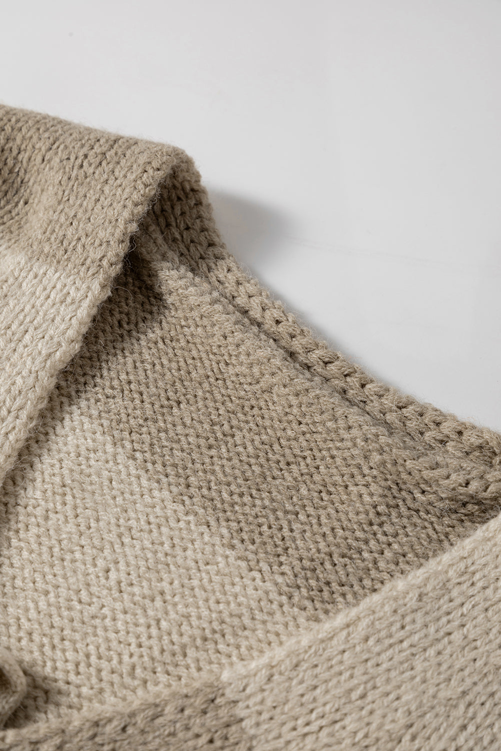 Stripe Colorblock Bow Tie Front Sweater Cardigan