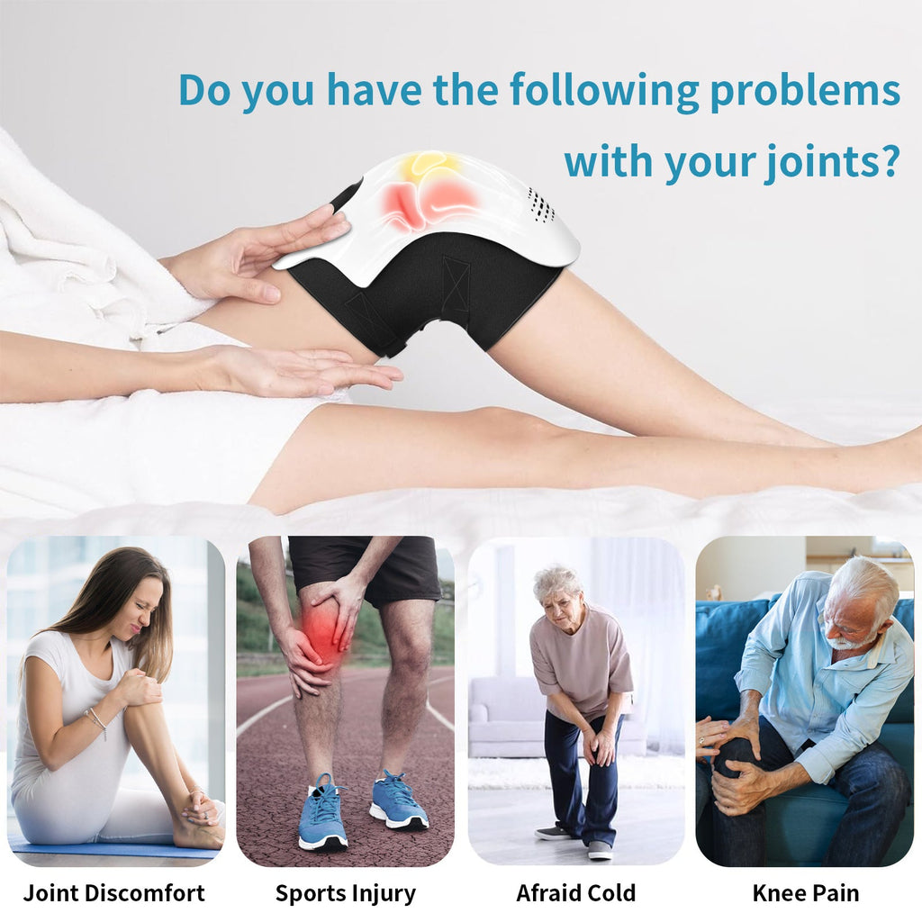 Intelligent Electric Knee Massager with Heat, Infrared & Vibration