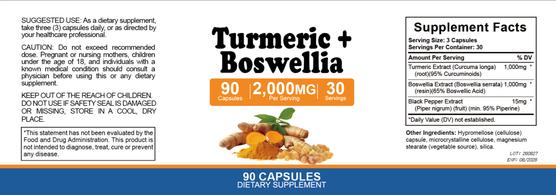 Turmeric And Frankincense Capsules