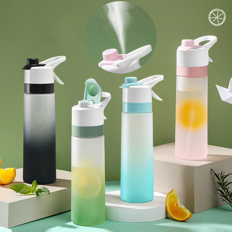 Large Capacity Spray Water Bottle for Sports Fitness and Travel